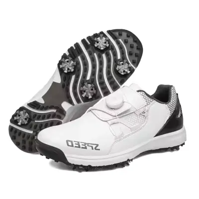  LUXURY MEN LEATHER GOLF SHOES